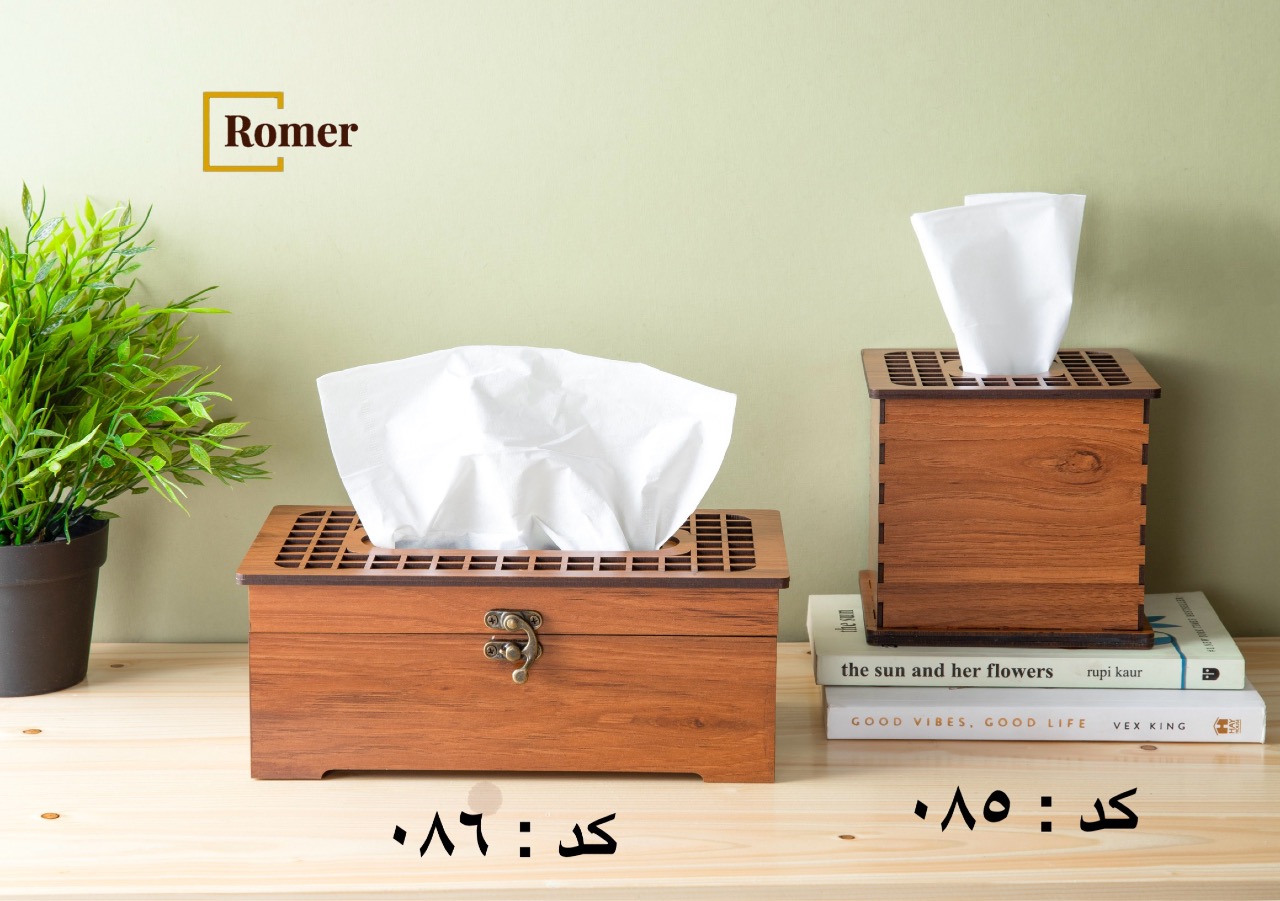 جعبه دستمال رولى طرح دار 